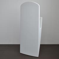 Eccopanta Schlafzimmer-Kleiderständer mit Nadelstreif-Optik  - weiss 2